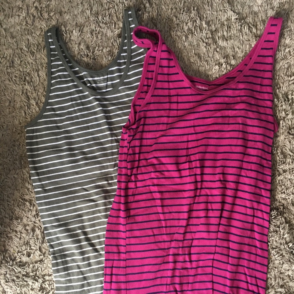 2 maternity tanks
